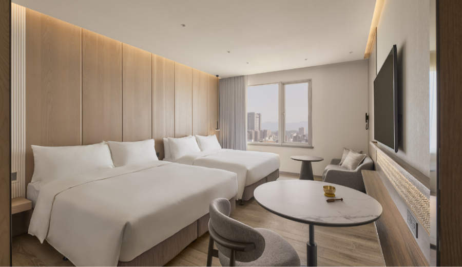 嵨岳豪華客房 (兩床)